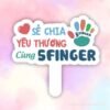 hastag chia se yeu thuong cung 5 finger