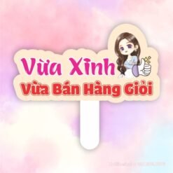 Hashag cầm tay Vừa xinh vừa bán hàng giỏi