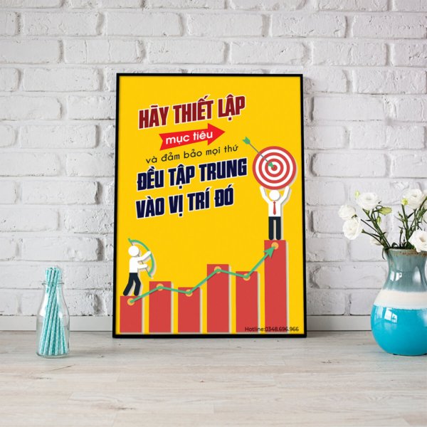 Hãy thiết lập mục tiêu và đảm bảo mọi thứ đều tập trung vào vị trí đó
