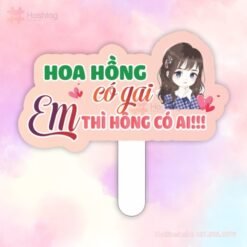 Hashtag cầm tay: Hoa hồng có gai em thì hông có ai !!!
