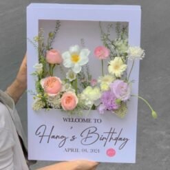 Hộp formex cắm hoa sinh nhật