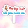 Hashtag cầm tay họp lớp trước cứu giàn mướp sau