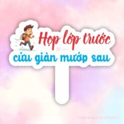 Hashtag cầm tay họp lớp trước cứu giàn mướp sau