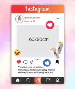 Khung check in Hululuk - Ramen & Milk Tea