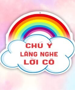 Khẩu hiệu trang trí lớp học