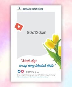 Khung check in 8/3 'xinh đẹp trong từng khoảnh khắc' Bernard healthcare