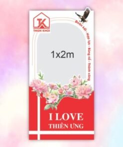 Khung check in Công ty Bất động sản Thiên Khôi