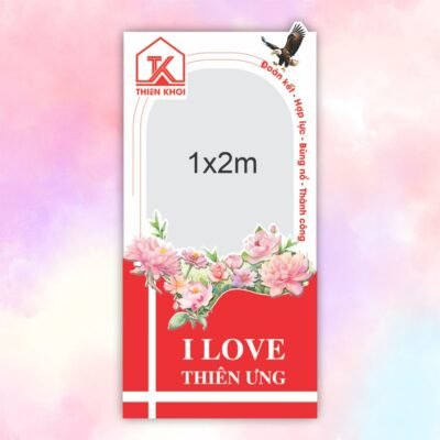 Khung check in Công ty Bất động sản Thiên Khôi