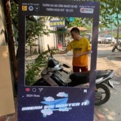 Khung check in sự kiện Trường Đại học Công Nghiệp