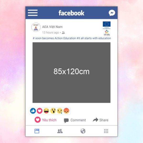 Khung check-in facebook AEA Vietnam