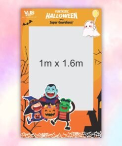 khung check in halloween