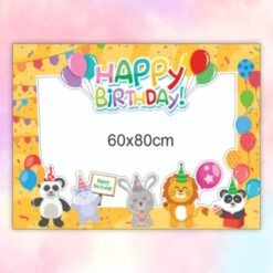 Khung check in happy birthday