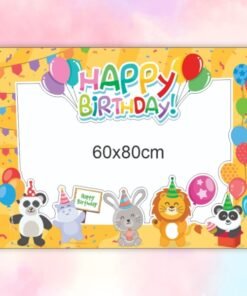 Khung check in happy birthday