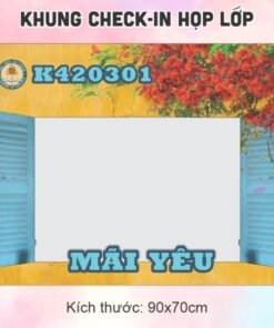 Khung check-in họp lớp