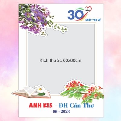 Khung check-in họp lớp