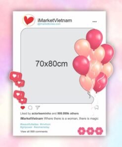 Khung check in 8/3 Công ty imarketVietnam
