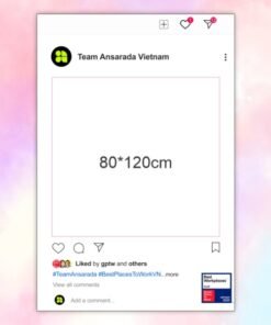 Khung check-in instagram Ansarada Vietnam