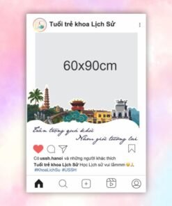 Khung check in khoa Lịch Sử trường USSH