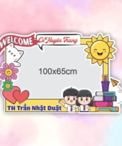 Khung check in lớp học cô Huyền Trang