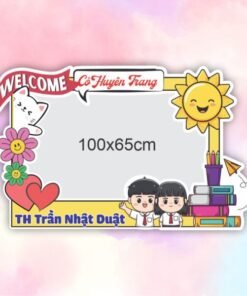 Khung check in lớp học cô Huyền Trang