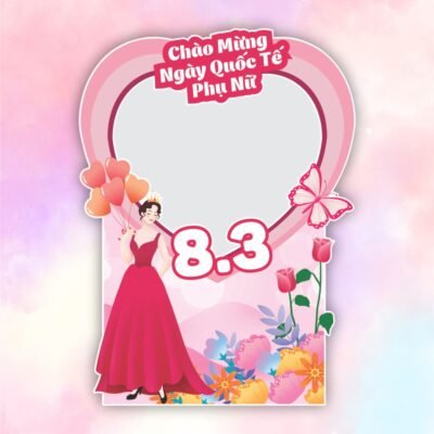Khung check in ngày Quốc tế Phụ nữ 8/3