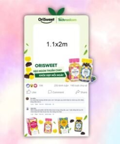 Khung check in kẹo dẻo thuần chay Orisweet