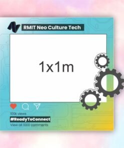 Khung check in RMIT Neo Culture Tech