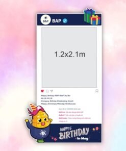 Khung check in sinh nhật BAP