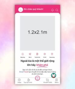 Khung check in công ty du lịch Smart Travel