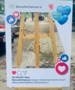 Khung check-in sự kiện Manulife Vietnam