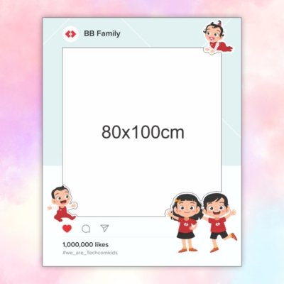 khung check-in Techcombank - Ngày hội gia đình