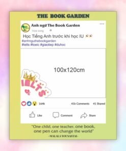 Khung check in trung tâm Anh ngữ The Book Garden
