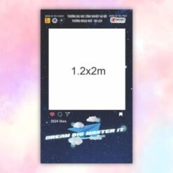 Khung check in trường Đại học Công nghiệp Hà Nội