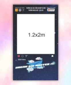 Khung check in trường Đại học Công nghiệp Hà Nội