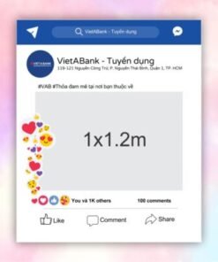 Khung check in tuyển dụng VietABank