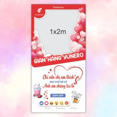 khung check-in yunero