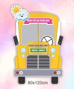 Khung chụp hình chào đón năm học mới