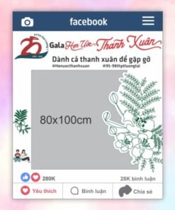 Khung chụp hình Facebook