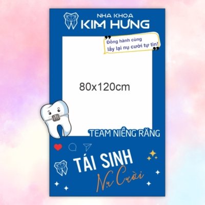 Khung chụp hình Nha khoa Kim Hưng