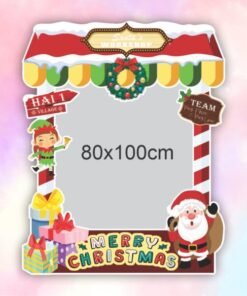 Khung chụp hình noel merry christmas