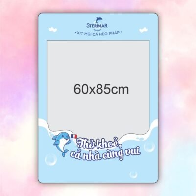 Khung chụp hình dung dịch xịt mũi cá heo Sterimar