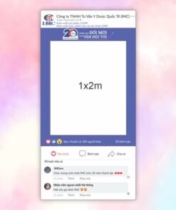 Khung chụp hình sự kiện kỷ niệm 20 năm thành lập Công ty IMC