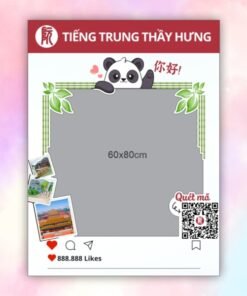 Khung chụp hình Tiếng trung Thầy Hưng