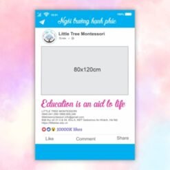 Khung chụp hình Trường Mầm non