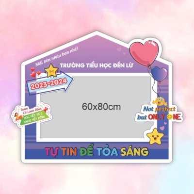 Khung chụp hình Trường tiểu học Đền Lừ