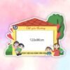 Khung chụp hình sự kiện Ngày hội gia đình Trường THPT Yên Hòa