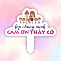 Hashtag lớp chúng mình cảm ơn thầy cô