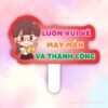 Hashtag cầm tay Luôn vui vẻ, may mắn và thành công