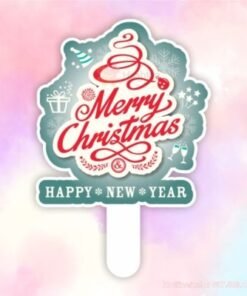 Hashtag cầm tay merry christmas and happy new year