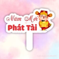 Hashtag cầm tay năm mới phát tài
